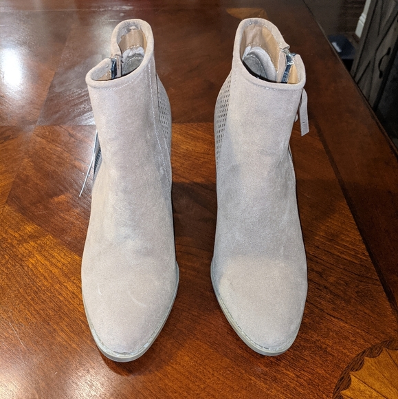 Ankle Booties Boots Taupe - Picture 5 of 8